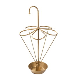 Aberto Design Paragüero de Metal Dorado